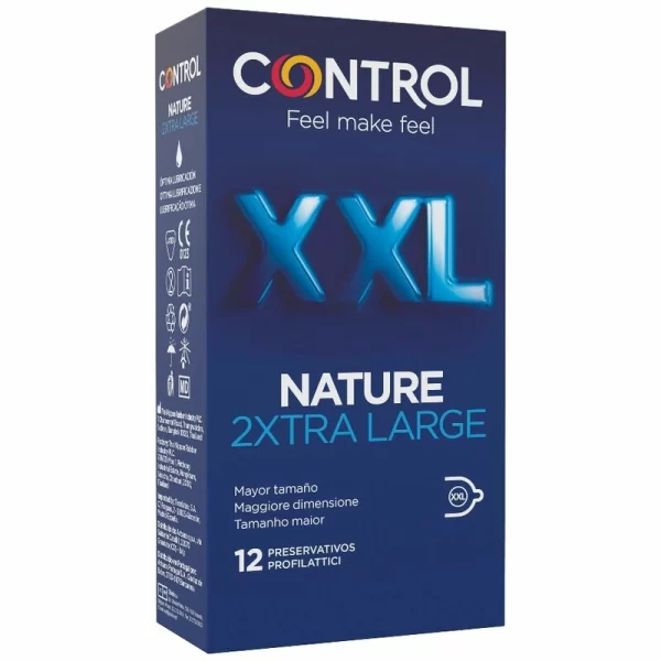 Control Nature Extra Large Anatomical Latex System 12 pcs