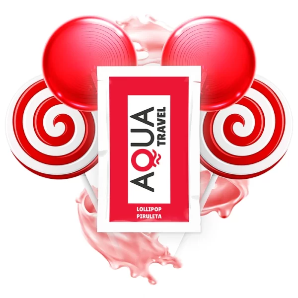 AQUA TRAVEL Water-Based Lubricant Lollipop Flavour 6ml