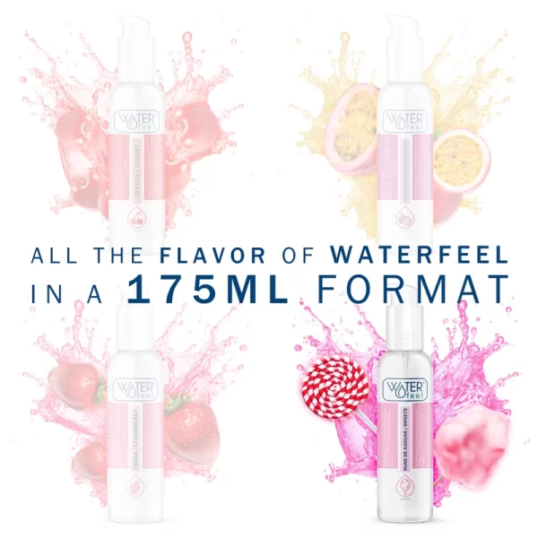 Waterfeel Sugar Cloud Water-Based Lubricant 175ml with Locking Cap. Flavored. See formula