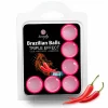Secret Play Set of 6 Brazilian Balls Triple Effect