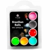 Secret Play Set of 6 Brazilian Aroma Massage Balls Assorted