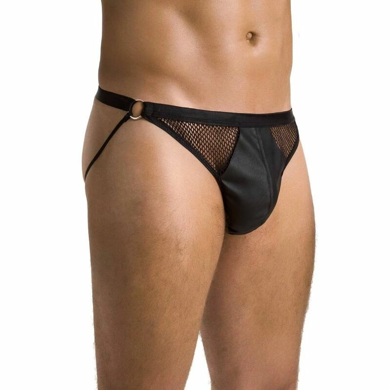 Passion Luke Black Open Design Men's Briefs