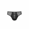 Passion Richard Black Slip - Modern Polyurethane-Polyester Design. Panties
