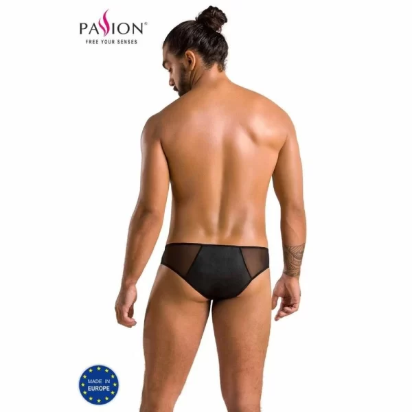 Passion Timmy Black Briefs - Modern Polyurethane-Polyester