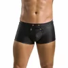 Passion Patrick Black Shorts - Stylish Polyurethane Blend
