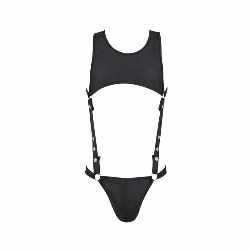 Passion Body Adam Black - Elegant Polyurethane & Polyester Bodysuit. Other