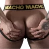 Macho MX25AC JOCK Yellow Synthetic Leather Athletic Support