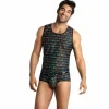 ANAIS MEN Benito Top - Sleeveless Fitted Classic Style
