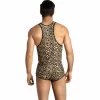 Anais Men Mercury Top Microfiber Briefs with Animal Print