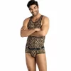 Anais Men Mercury Top Microfiber Briefs with Animal Print