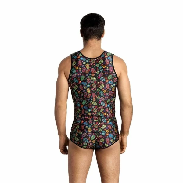 Floral & Skull Print