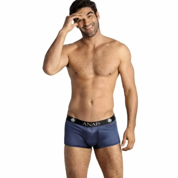 Anais Men Naval Boxer - Navy Blue Athletic-Style Boxers