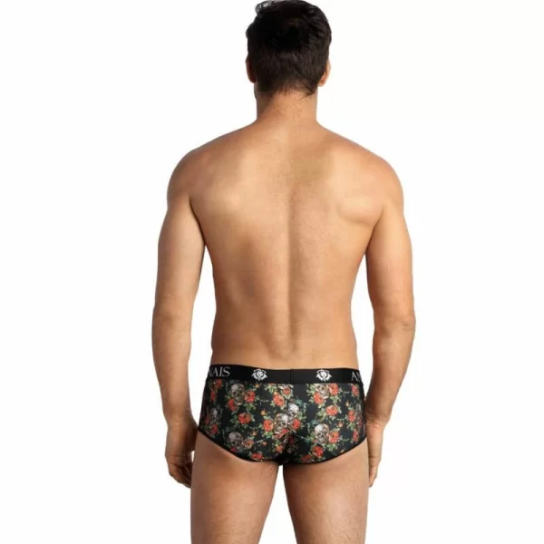 ANAIS MEN Power Brief - Sporty Modal Trunks with Rose &