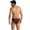 ANAIS MEN Tribal Slip Red Microfiber Animal Print Briefs