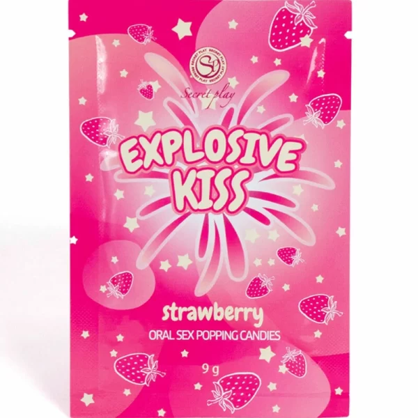 Secret Play Strawberry Fizzy Edible Candies 9g Single-Serve Sachet. Oral. See formula