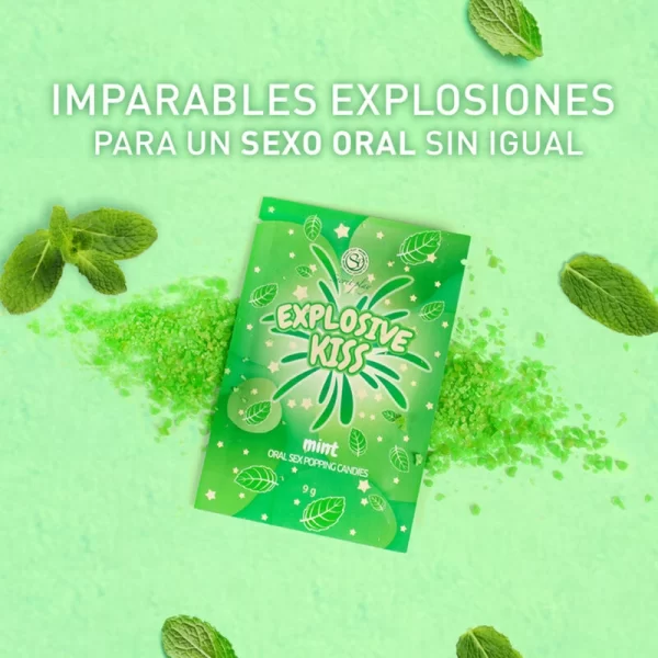 Secret Play Mint Popping Candies 9g - Effervescent Edible Refreshment