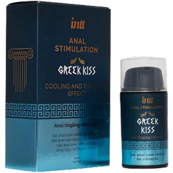 INTT Greek Kiss Intimate Gel 15ml - Anelma Cooling & Vibrating Effect. Anal. See formula