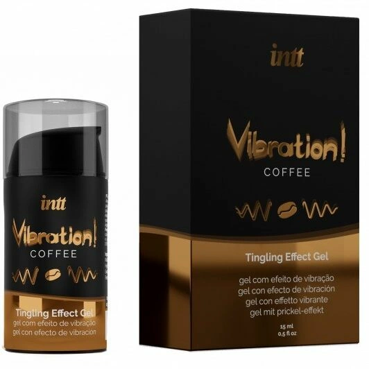 INTT Massage Gel Coffee 30ml - Warming Coffee Aroma Intimate Gel. Warming lubricant. See formula