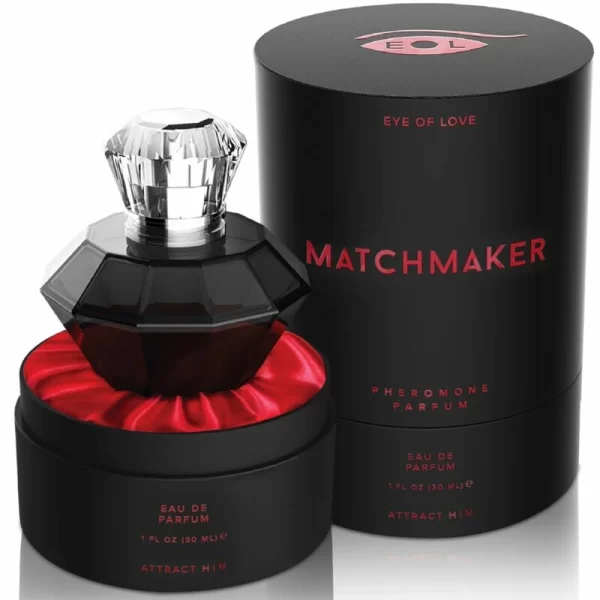 Eye of Love Matchmaker Black Diamond Cologne 30ml - Subtle Citrus & Wood Notes. Pheromones and aphrodisiacs. See formula