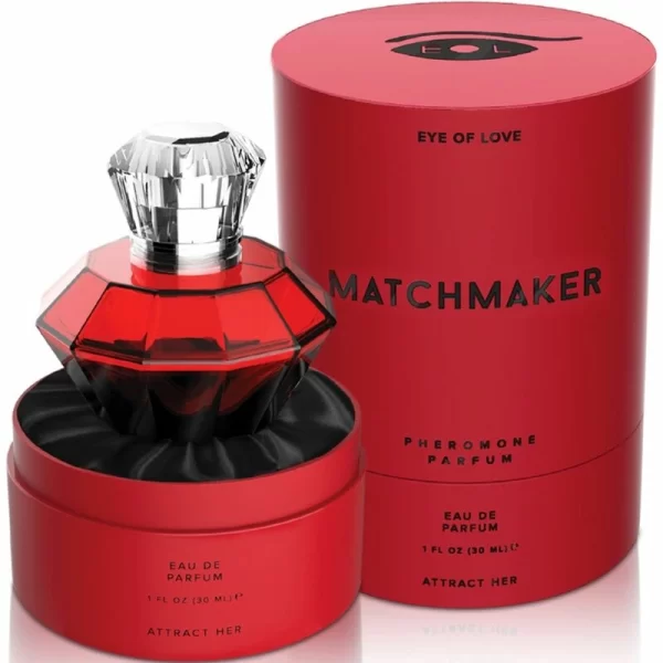 Eye of Love Matchmaker Red Diamond Perfume Her 30ml - Jasmine Grapefruit Amber. Pheromones and aphrodisiacs. See formula