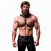 Fetish Submissive Attitude Eco-Leather Chest Harness for Men