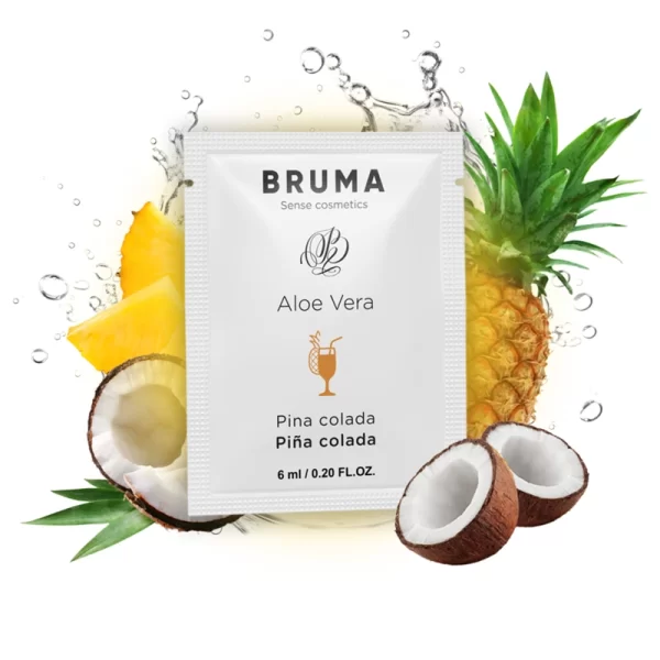 BRUMA Aloe Vera Water-Based Sliding Gel 6ml Pina Colada