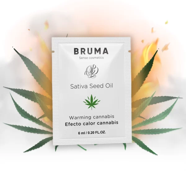 BRUMA Sativa Seed Oil Glide Gel Warming Effect Cannabis