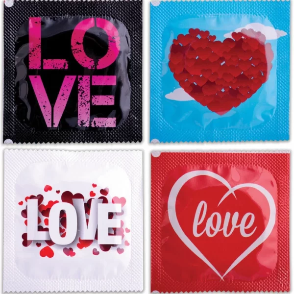 Pasante Love Bag 144 pcs - Transparent Latex