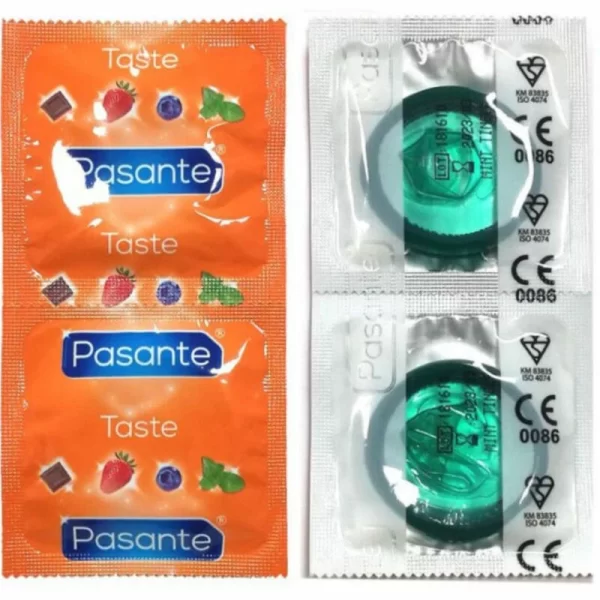 Pasante Mint Flavored Condoms 144-Pack | Fresh Aroma