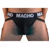 Macho MX25NN Black Jockstrap - Semi-Transparent