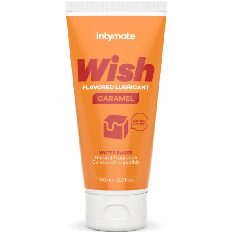 Intymate Wish Caramel Water-Based Lubricant Gel 100ml - Caramel Aroma - Anelma Intymate Wish Caramel Water-Based Lubricant Gel 100ml