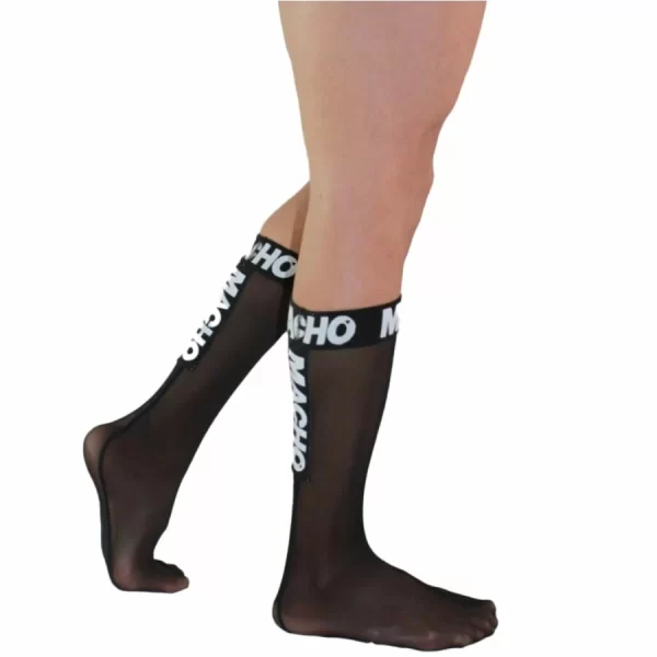 Macho Thin Socks Black One Size