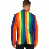 Leg Avenue Rainbow Blazer & Tie Set - Anelma Leg Avenue Rainbow Blazer & Tie Set