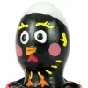 CONDOMERIE Hand-Painted Decorative Condom Chicken Black Art