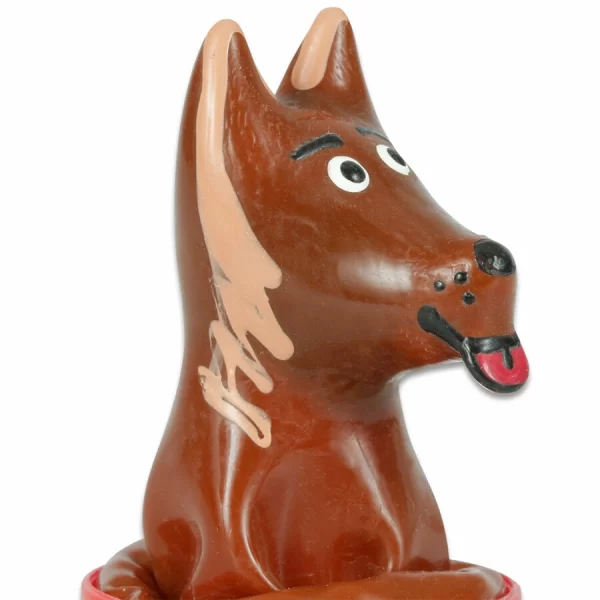 Condomerie Amsterdam Hand-Painted Decorative Condom - Dog Motif