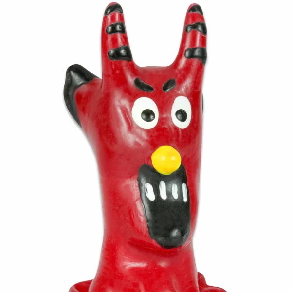 CONDOMERIE Red Devil Hand-Painted Decorative Latex Model