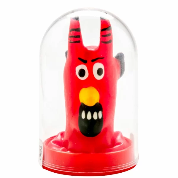 CONDOMERIE Red Devil Hand-Painted Decorative Latex Model