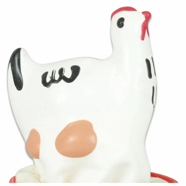 Condomerie Hand-Painted Decorative Latex Item Chicken White