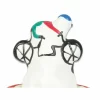 Condomerie Hand-Painted Decorative Condom Bicycle Motif
