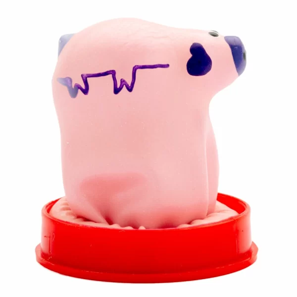 Condomerie Hand-Painted Decorative Latex Model Small Pig - Art Edition. Condoms. See formula