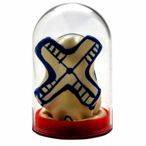 CONDOMERIE Hand-Painted Decorative Condom Windmill Motif