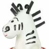CONDOMERIE Handpainted Decorative Zebra Art Latex - Unique Gift