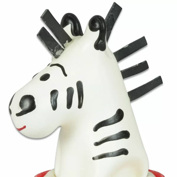 CONDOMERIE Handpainted Decorative Zebra Art Latex - Unique Gift