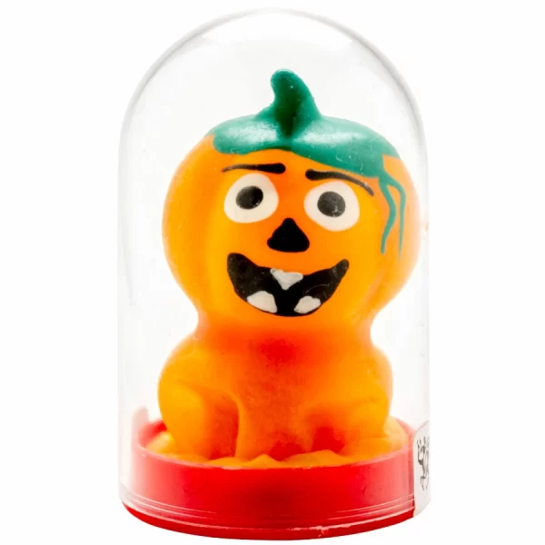 Condomerie Hand-Painted Decorative Latex Cover Pumpkin Motif