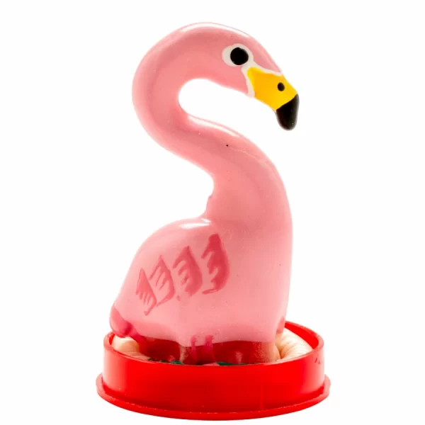 Condomerie Handpainted Flamingo Pink Artistic Latex Gift