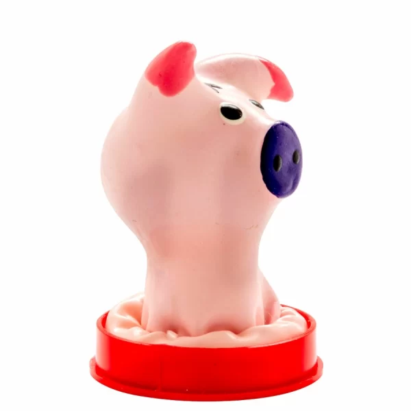 Condomerie Hand-Painted Decorative Latex Model Pig Head