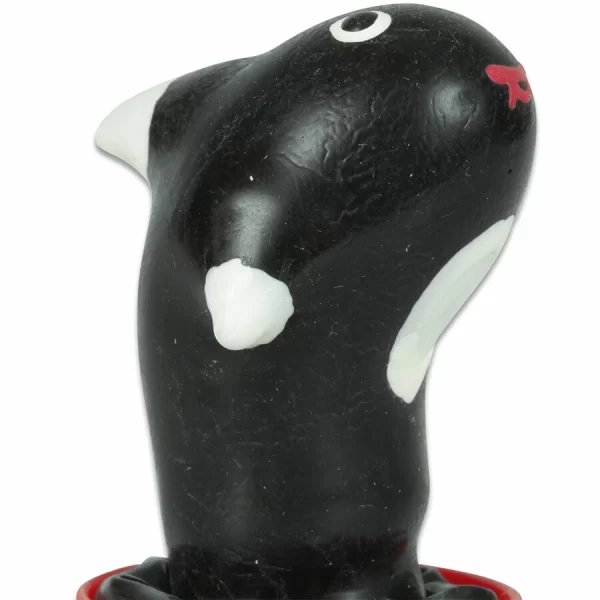 CONDOMERIE Hand-Painted Decorative Latex Cover Orca Motif