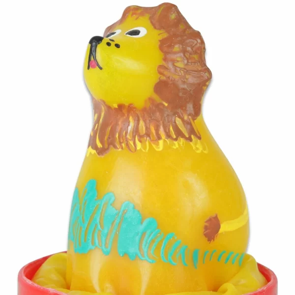 CONDOMERIE Hand-Painted Decorative Latex Model Sitting Lion