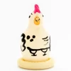 Condoms - Anelma Condomerie Hand-Painted Decorative Condom Cocky Rooster Design