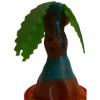 Condomerie Hand-Painted Decorative Condom Palmtree Design